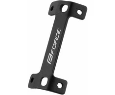 Force holder for 2 baskets on frame, Al, juodas