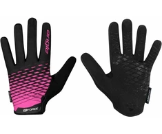 FORCE MTB ANGLE summer pirštinės, pink-juodas dydis XL