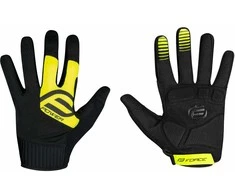 FORCE MTB POWER pirštinės, juodas-fluo dydis S