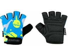 FORCE PLANETS KID, mėlynas-fluo pirštinės dydis XL