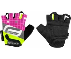 FORCE SQUARE KID, fluo-pink pirštinės dydis S