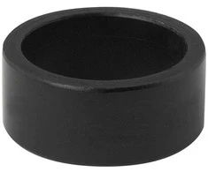 FORCE vairo poveržlė 1 1/8" AHEAD 15 mm Al, juoda