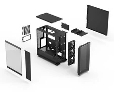 Fractal Design Case | Epoch | Juodas TG Light Tint | ATX