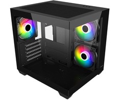 FSP Case | S140-BA | Juodas | Mini-ITX, uATX(M-ATX)