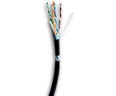 DATACOM FTP wire CAT5E PE 305m box juodas OUTDOOR