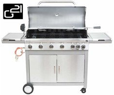 G21 BBQ Mexico Gas grill, 7 burners, total power 22,05 kW/hr