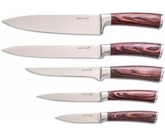 Peilių rinkinys nerūdijančio plieno krosnelė G21 Gourmet Steely 60022164, 5 vnt