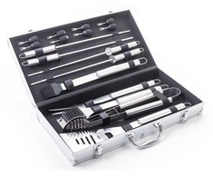 G21 Grilling tools, set of 17, aliuminio case