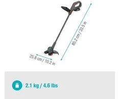 Gardena EasyTrim 25 18V akum žoliapjovės komplektas 9707638-01 +DOVANA Gardena akumuliatorius