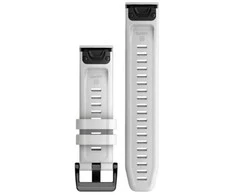 Garmin QuickFit® 22 mm silikoninis dirželis, Carrara baltos spalvos