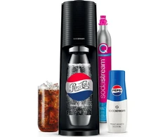 Gazuotų gėrimų gaminimo aparato SodaStream Terra rinkinys, juodas