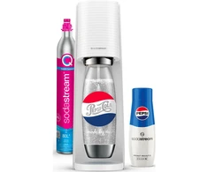 Gazuotų gėrimų gaminimo aparato SodaStream Terra rinkinys, baltas