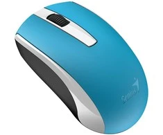 GENIUS pelė ECO-8100/ 1600 dpi/ įkraunama/ belaidė/ mėlyna