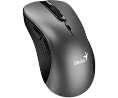 Genius Ergo 8100S Bevielė pelė, metaliczna pilka, 1600DPI