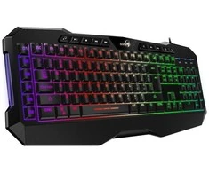 Klaviatūra Genius GX GAMING Scorpion K11 Pro, CZ / SK klaviatūra, grojami, programuojami laidinio tipo (USB) raktai, juodi