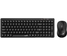 Genius LuxeMate Q8100 komplektas belaidė klaviatūra CZ/SK, juoda