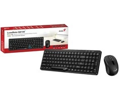 Genius LuxeMate Q8100 komplektas belaidė klaviatūra CZ/SK, juoda