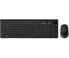 Genius SlimStar 8230 COPILOT Rinkinys Klaviatūra su pele belaidė CZ/SK, juoda