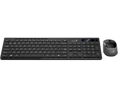 Genius SlimStar 8230 COPILOT Rinkinys Klaviatūra su pele belaidė CZ/SK, juoda