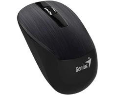 Pelės Genius Pelės NX- 7015, 1600DPI, 2.4 [GHz], optinis, 3c, belaidis USB, juodas, 1 pc AA