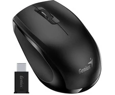 Pelė Genius Bevielė pelė, Genius NX-8006S Type-C, juoda, optinė, 1200DPI