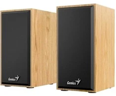 Kompiuterio kolonėlės Genius SP-HF180 garsiakalbiai, 6W, raudoni, mediniai