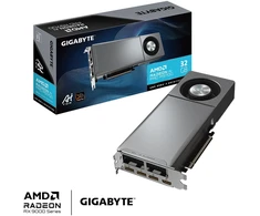 „GIGABYTE Radeon AI PRO R9700 AI TOP 32G“ vaizdo plokštė, 32 GB GDDR6 – mažmeninė prekyba