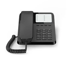 Fiksuotas telefonas Siemens Gigaset Belaidis telefonas DESK400 Juodas