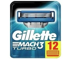 Gillette Mach3 Turbo įdėklai 12 vnt