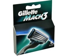 Gillette Mach3 Skustuvo Vyrams Galvutės, Papildomi Peiliukai, 5 Vnt.