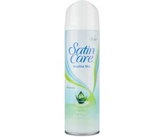 Gillette Satin Care Sensitive skutimosi gelis moterims, 200 ml