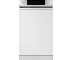 Indaplovė Gorenje Gorenje GI520E15X, Fully built-in, Slimline (45 cm), Standard (80 - 85 cm), Juodas, Sidabrinis, Mygtukai, Cold - Sold without front plate