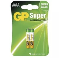 GP alkaline batteries AAAA GP 25A - 2pcs blister