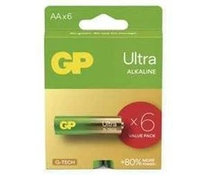 GP alkaline batteries ULTRA AAA (LR03) 6pack