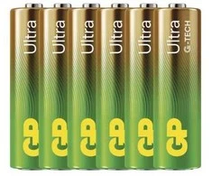 GP alkaline batteries ULTRA AAA (LR03) 6pack