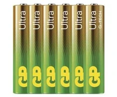 GP alkaline batteries ULTRA AAA (LR03) 6pack