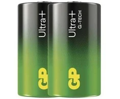 GP Ultra+ LR20 D šarminės baterijos 1.5V, 2 vnt.