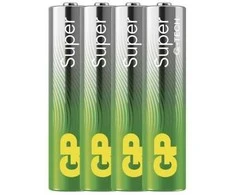 GP batteries Super Alkaline LR03 (AAA, micro-pin), blister 4 pcs
