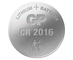 GP CR2016 lithium button cell battery 2pcs