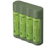 GP Everyday B421 4× AA ReCyko 2700 USB battery charger