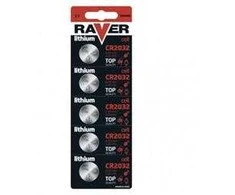 GP Lithium button cell battery RAVER CR2032 - 5Ks