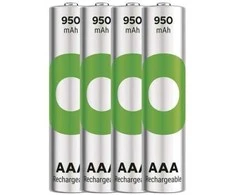 Baterija - GP ReCyko R03 AAA 950mAh Įkraunamos 4 Pak Sand Color