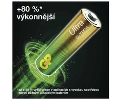 GP Ultra AA alkaline batteries (LR6), 8 pcs