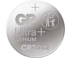 GP Ultra plus CR2032 lithium button cell battery, 2 pcs