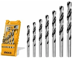 Grąžtas Ingco AKD1075 HSS metal drill, set of 7