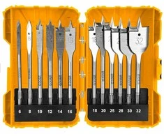 Grąžtas Ingco AKDL1201 Flat wood drill bits, set of 12, O 6-32x152mm