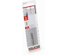 Grąžtas Kreator KRT010102 - 3pcs HSS metal drill 1,5x40 mm