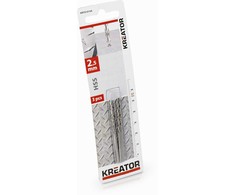 Grąžtas Kreator KRT010104 - 3pcs HSS metal drill 2,5x57 mm