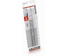 HSS grąžtas metalui 5x86mm, KRT010112 KREATOR