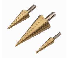 Grąžtas STEP DRILL SET 3PC Kreator
